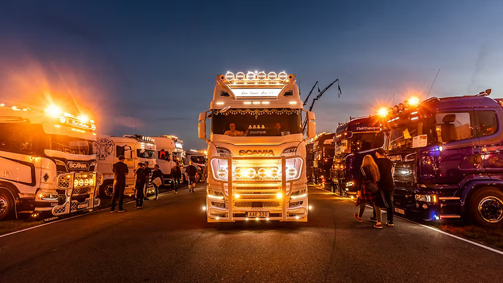    Skåne Truckshow omfattar nära 1 000 lastbilar som ska in och ut från området. Nu ser arrangörerna över och förbättrar flödena för att underlätta trafiken i närområdet. Foto: Albinsson § Sjöberg.