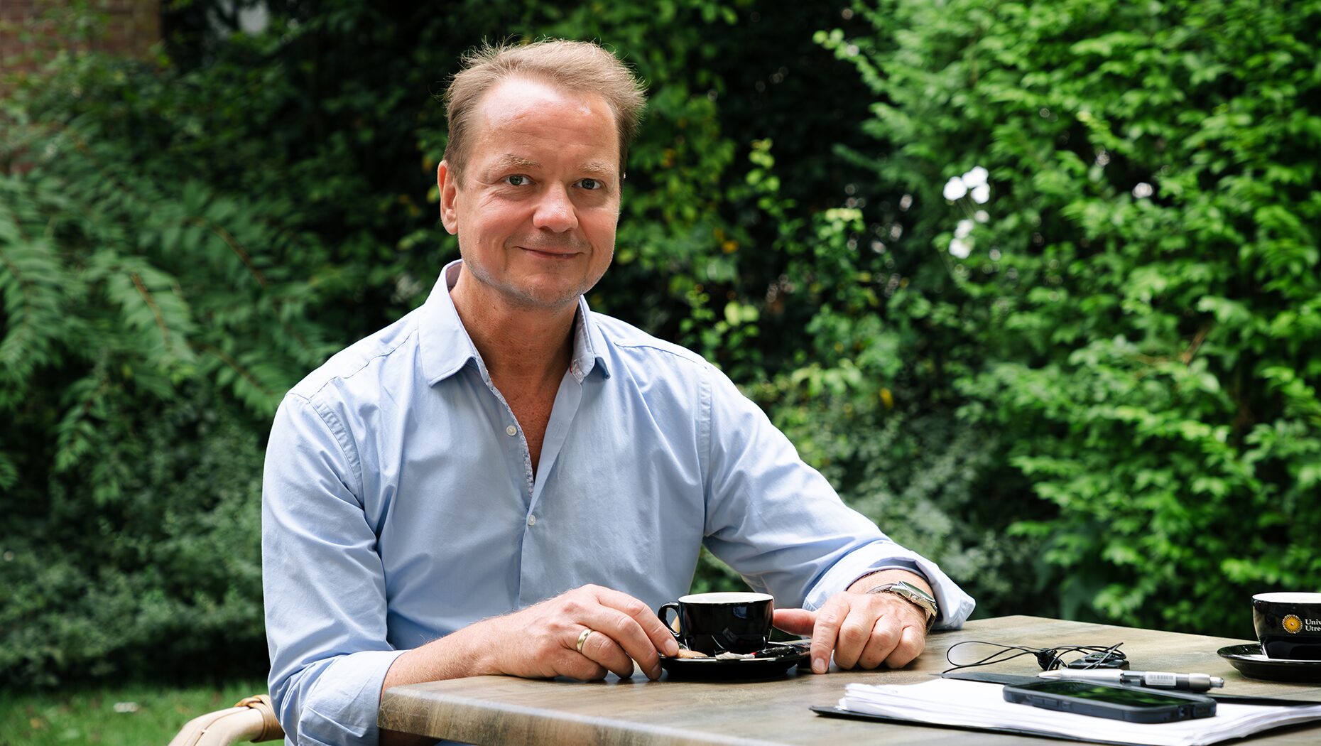 Frank Biermann, forskningsprofessor i Global Sustainability Governance vid Copernicus Institute of Sustainable Development vid Utrecht University i Nederländerna. 