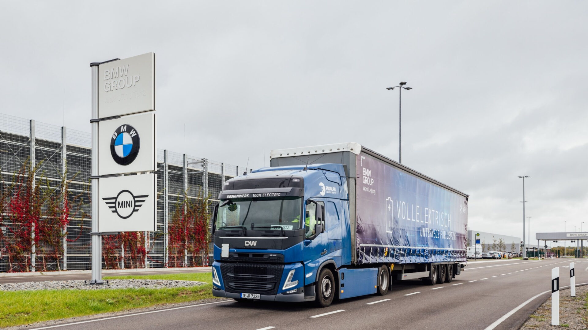  Tillverkaren av ellastbilar DW (Designwerk) har levererat två ellastbilar till BMW i Tyskland. Foto: DW/BMW.