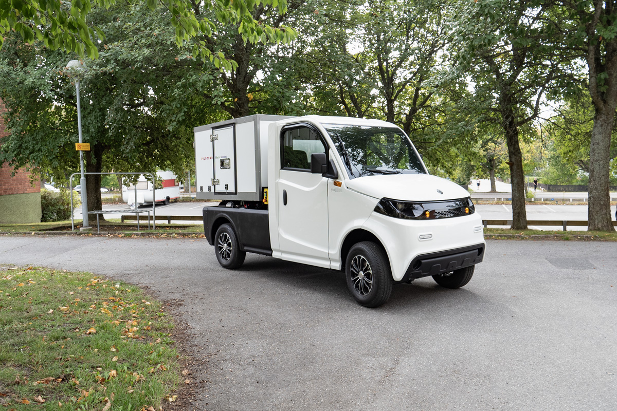 Eldrivna Pilotcar P-1000 kliver in på den svenska marknaden.