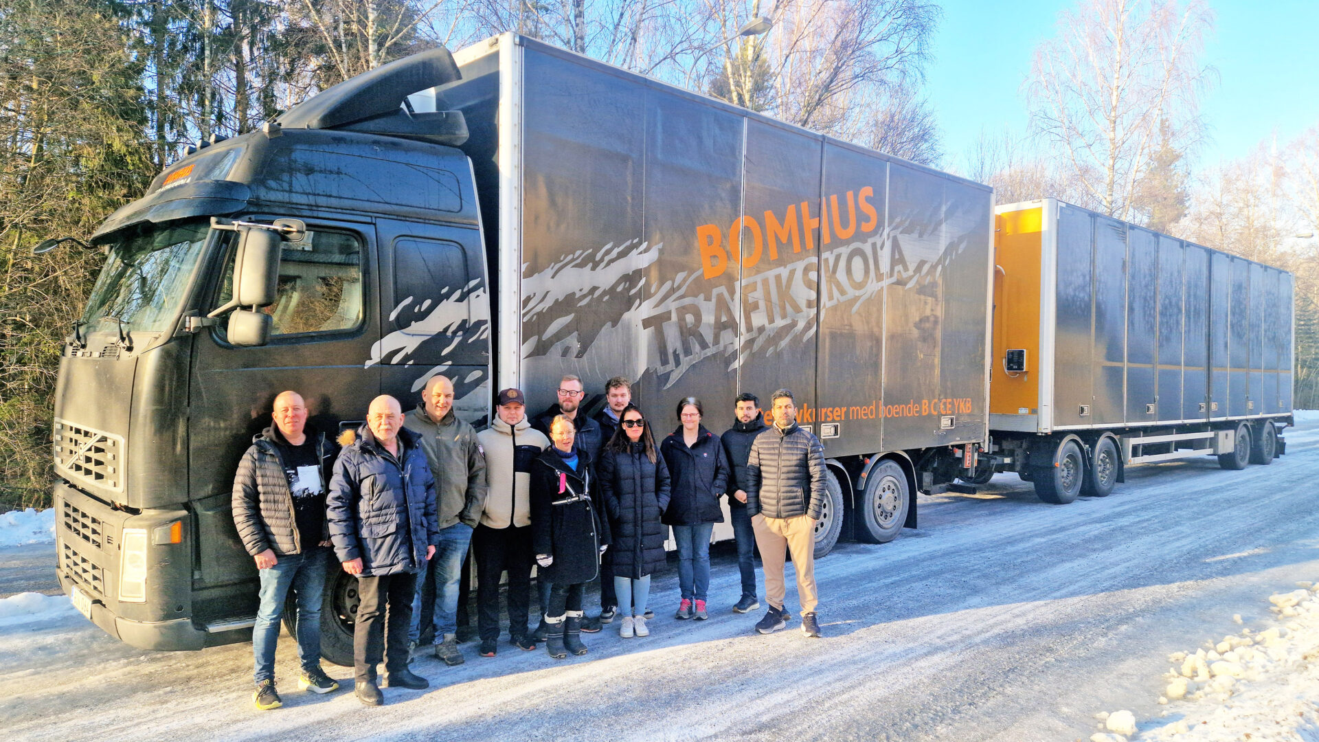   Gävle – Mellansveriges nav för intensivkurser med tunga trafikutbildningar. Foto: Svea Trafikcenter.