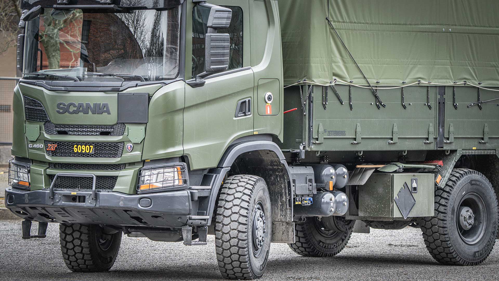 Scania har fått den största order i modern tid av Försvarsmakten. Foto: FMV.